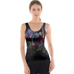 Grunge Paint Splatter Splash Ink Women s Basic Tank Top