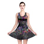 Grunge Paint Splatter Splash Ink Reversible Skater Dress