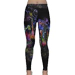 Grunge Paint Splatter Splash Ink Classic Yoga Leggings