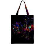 Grunge Paint Splatter Splash Ink Zipper Classic Tote Bag