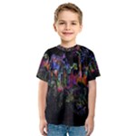 Grunge Paint Splatter Splash Ink Kids  Sport Mesh T-Shirt