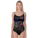 Grunge Paint Splatter Splash Ink Camisole Leotard 