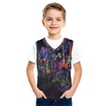 Grunge Paint Splatter Splash Ink Kids  Basketball Tank Top