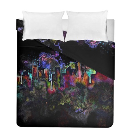 Grunge Paint Splatter Splash Ink Duvet Cover Double Side (Full/ Double Size) from ArtsNow.com