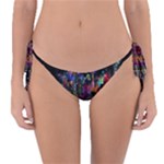 Grunge Paint Splatter Splash Ink Reversible Bikini Bottoms