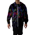 Grunge Paint Splatter Splash Ink Kids  Hooded Windbreaker