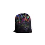 Grunge Paint Splatter Splash Ink Drawstring Pouch (XS)