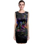 Grunge Paint Splatter Splash Ink Classic Sleeveless Midi Dress