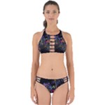 Grunge Paint Splatter Splash Ink Perfectly Cut Out Bikini Set