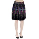 Grunge Paint Splatter Splash Ink Pleated Skirt