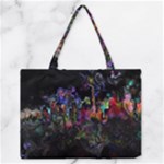 Grunge Paint Splatter Splash Ink Zipper Medium Tote Bag