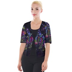 Cropped Button Cardigan 