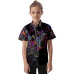 Grunge Paint Splatter Splash Ink Kids  Short Sleeve Shirt