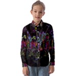 Grunge Paint Splatter Splash Ink Kids  Long Sleeve Shirt