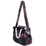 Grunge Paint Splatter Splash Ink Rope Handles Shoulder Strap Bag