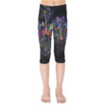 Grunge Paint Splatter Splash Ink Kids  Capri Leggings 