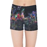 Grunge Paint Splatter Splash Ink Kids  Sports Shorts