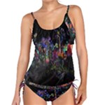 Grunge Paint Splatter Splash Ink Tankini Set