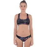 Grunge Paint Splatter Splash Ink Cross Back Hipster Bikini Set