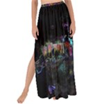 Grunge Paint Splatter Splash Ink Maxi Chiffon Tie-Up Sarong