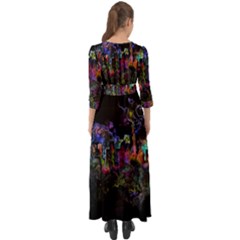 Button Up Boho Maxi Dress 