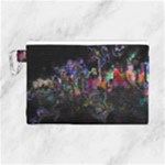 Grunge Paint Splatter Splash Ink Canvas Cosmetic Bag (Large)