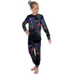 Grunge Paint Splatter Splash Ink Kids  Long Sleeve Set 