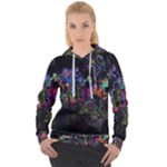 Grunge Paint Splatter Splash Ink Women s Overhead Hoodie