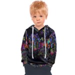 Grunge Paint Splatter Splash Ink Kids  Overhead Hoodie