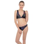 Grunge Paint Splatter Splash Ink Classic Banded Bikini Set 
