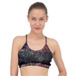Grunge Paint Splatter Splash Ink Basic Training Sports Bra