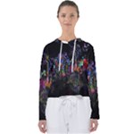 Grunge Paint Splatter Splash Ink Women s Slouchy Sweat