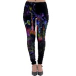 Grunge Paint Splatter Splash Ink Lightweight Velour Leggings