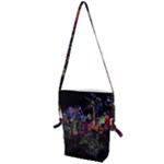 Grunge Paint Splatter Splash Ink Folding Shoulder Bag