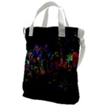 Grunge Paint Splatter Splash Ink Canvas Messenger Bag