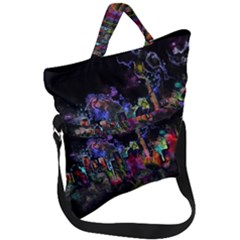 Fold Over Handle Tote Bag 