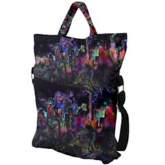 Fold Over Handle Tote Bag 