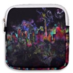 Grunge Paint Splatter Splash Ink Mini Square Pouch
