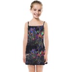 Grunge Paint Splatter Splash Ink Kids  Summer Sun Dress
