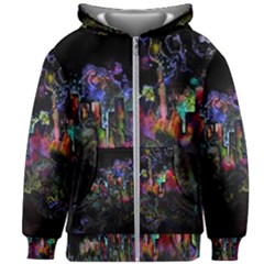 Kids  Zipper Hoodie Without Drawstring 