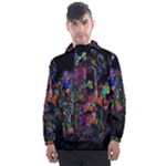 Grunge Paint Splatter Splash Ink Men s Front Pocket Pullover Windbreaker