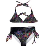 Grunge Paint Splatter Splash Ink Kids  Classic Bikini Set