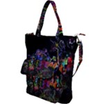 Grunge Paint Splatter Splash Ink Shoulder Tote Bag