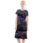 Grunge Paint Splatter Splash Ink Camis Fishtail Dress