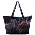 Grunge Paint Splatter Splash Ink Full Print Shoulder Bag