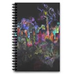 Grunge Paint Splatter Splash Ink 5.5  x 8.5  Notebook