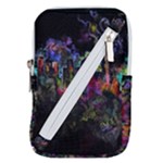 Grunge Paint Splatter Splash Ink Belt Pouch Bag (Small)
