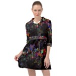 Grunge Paint Splatter Splash Ink Mini Skater Shirt Dress