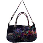 Grunge Paint Splatter Splash Ink Removable Strap Handbag