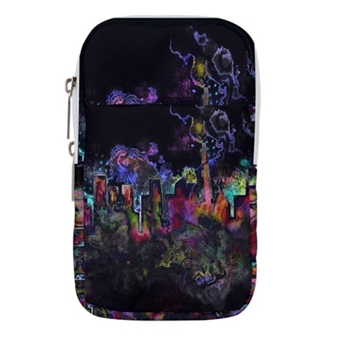 Grunge Paint Splatter Splash Ink Waist Pouch (Large) from ArtsNow.com